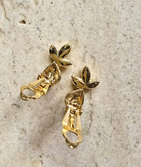 Nina Ricci Mini Clip-On Floral Earrings