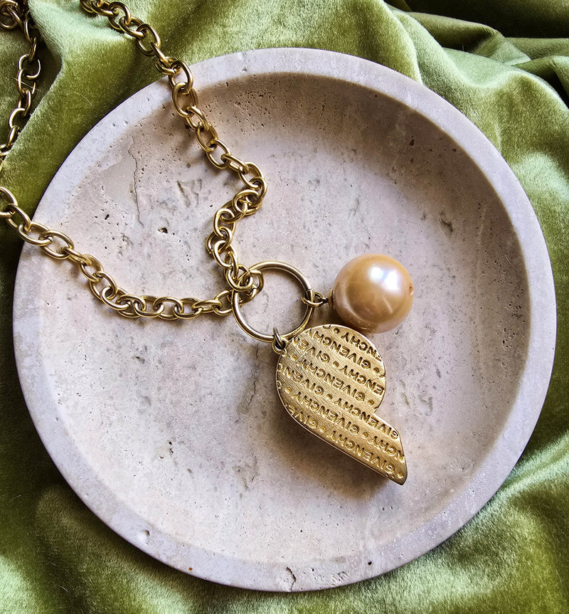 Givenchy Sautoir Necklace with XL Whistle & Pearl Pendant