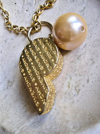 Givenchy Sautoir Necklace with XL Whistle & Pearl Pendant