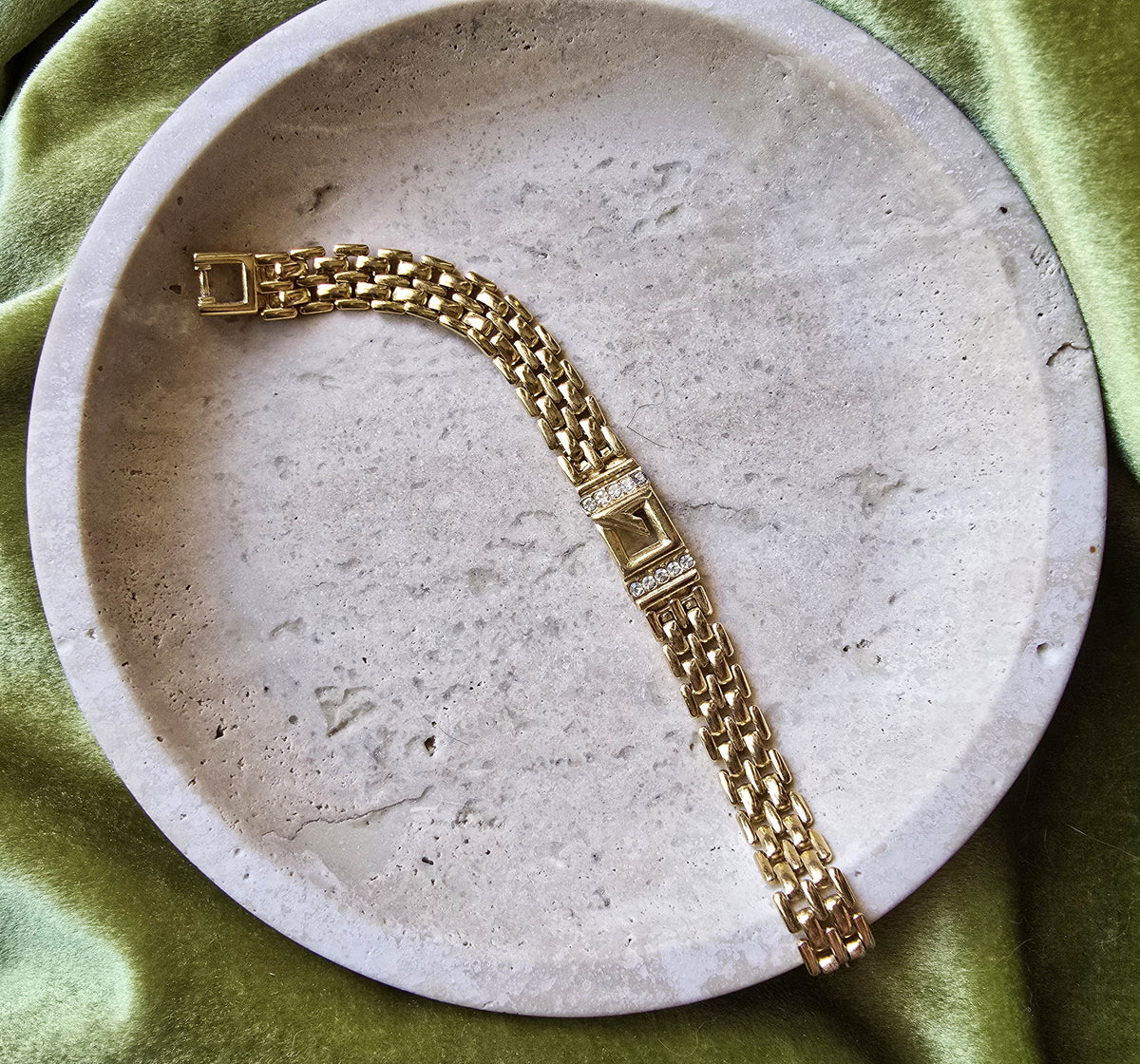 Givenchy Gold-Plated  V Bracelet