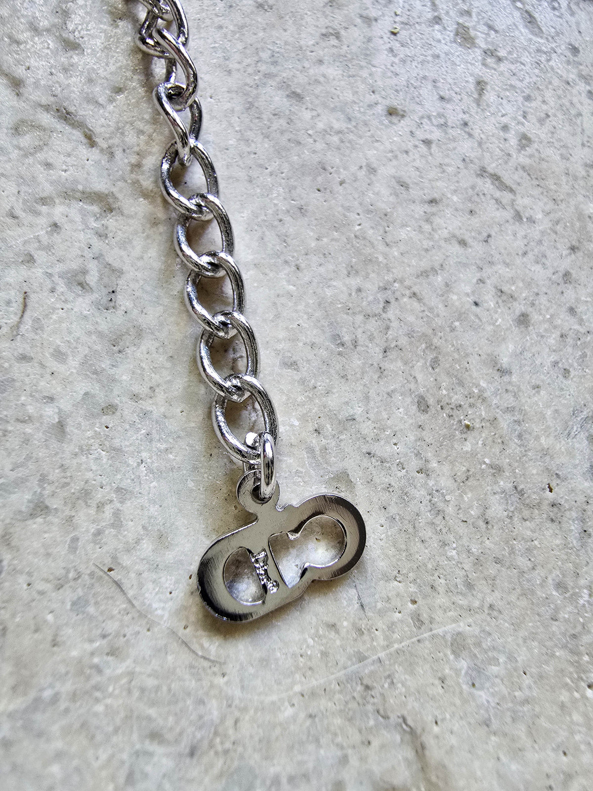 Christian Dior Art Deco Silver-Tone Necklace