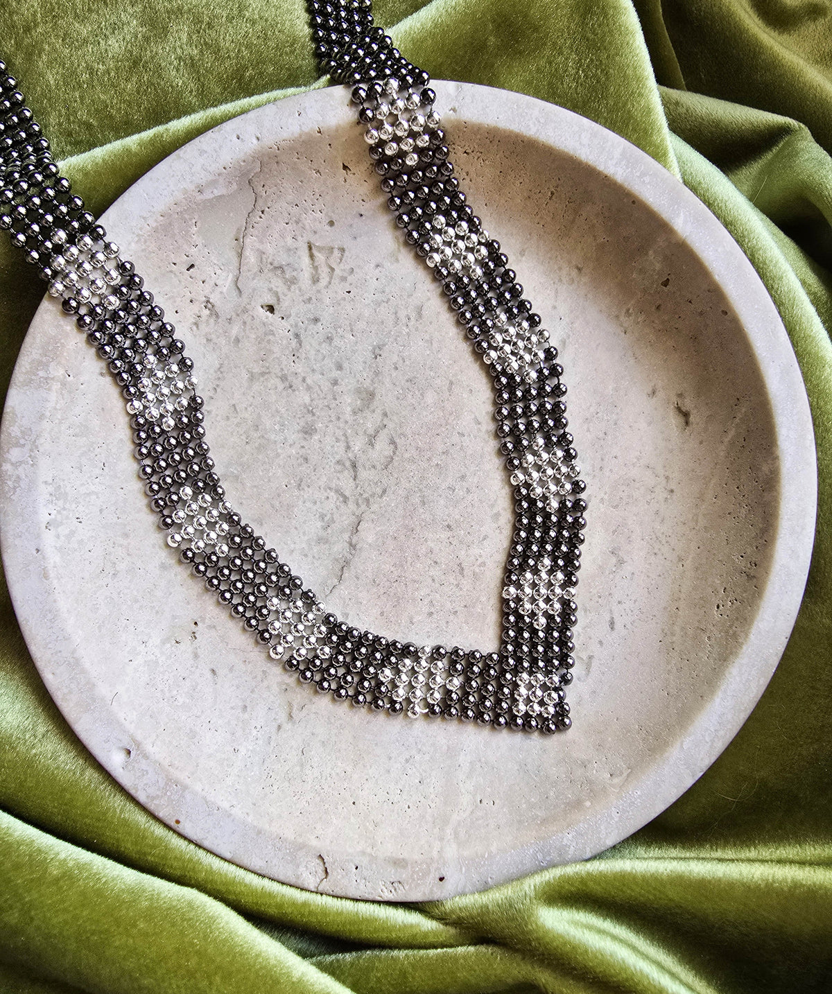 Givenchy Silver Tone Necklace and Bracelet Set