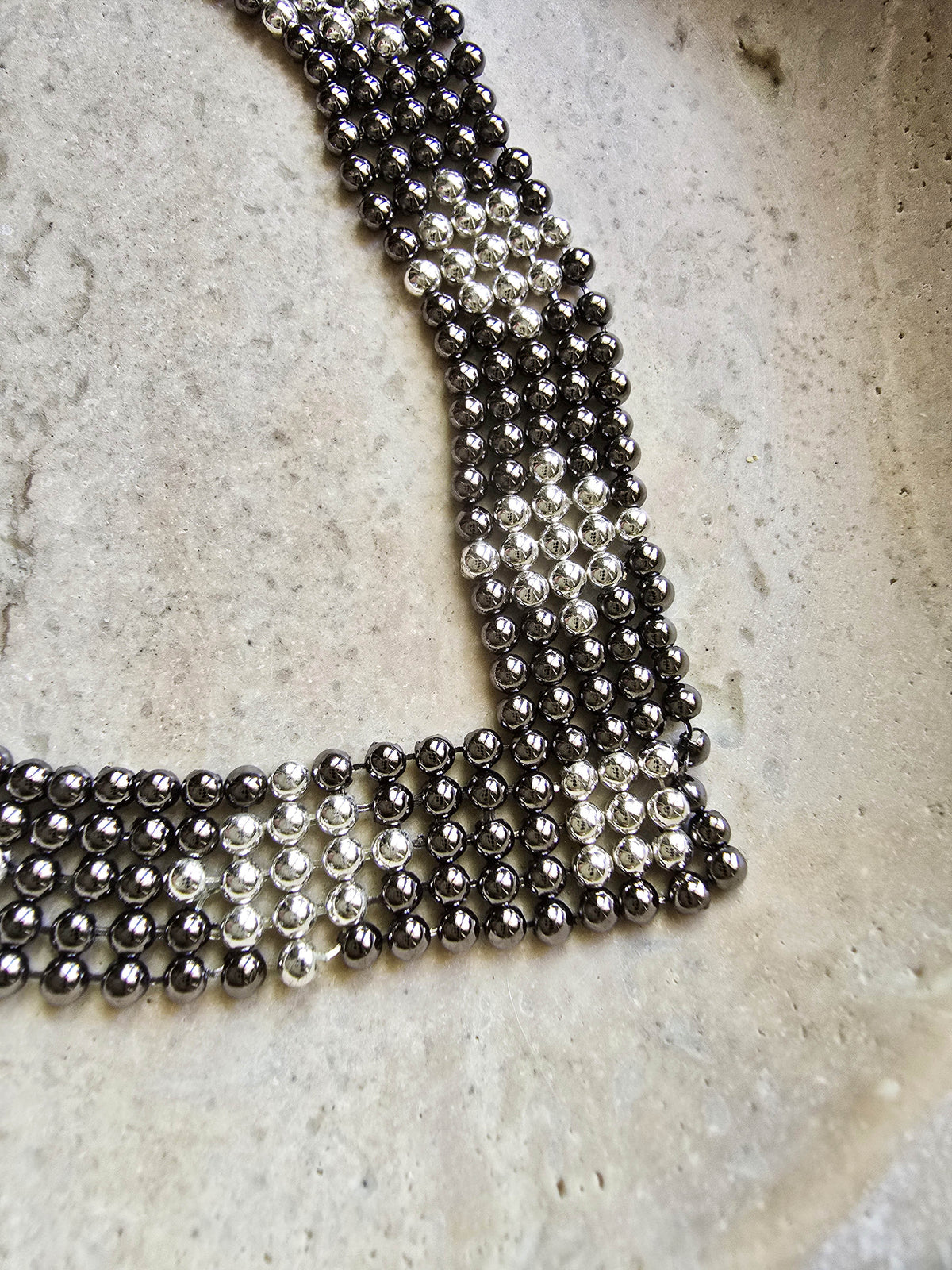 Givenchy Silver Tone Necklace and Bracelet Set