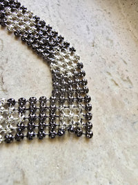 Givenchy Silver Tone Necklace and Bracelet Set