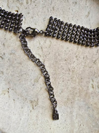 Givenchy Silver Tone Necklace and Bracelet Set