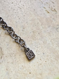 Givenchy Silver Tone Necklace and Bracelet Set