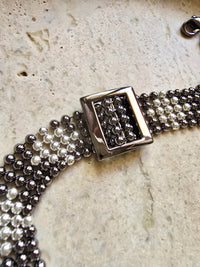 Givenchy Silver Tone Necklace and Bracelet Set