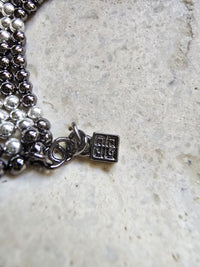 Givenchy Silver Tone Necklace and Bracelet Set