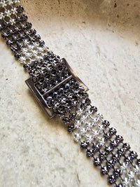 Givenchy Silver Tone Necklace and Bracelet Set