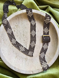 Givenchy Silver Tone Necklace and Bracelet Set