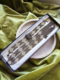 Givenchy Silver Tone Necklace and Bracelet Set