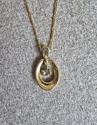 Nina Ricci Gold-Tone Pendant Necklace