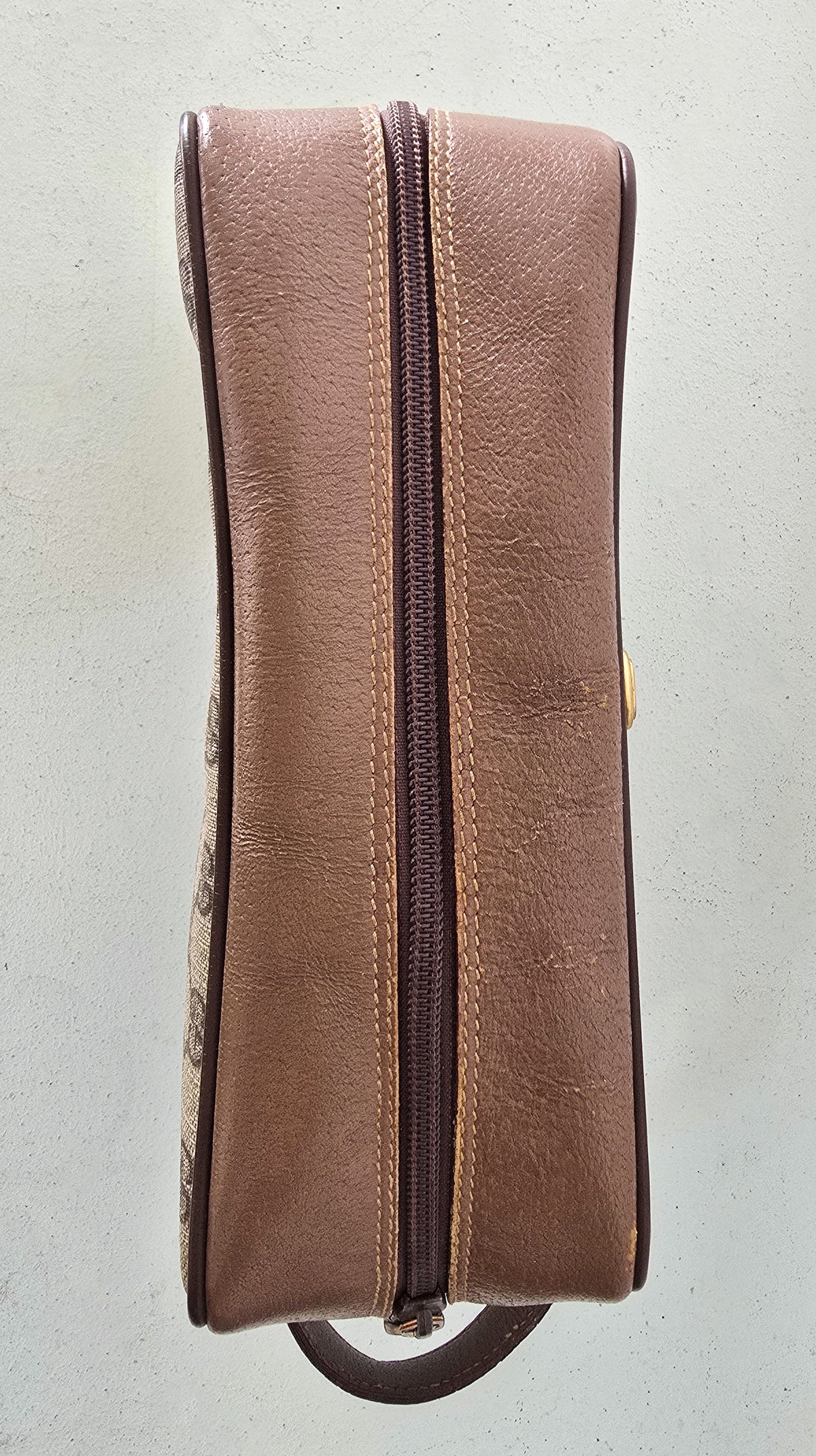 Gucci Toiletry Pouch GG Monogram Brown Canvas