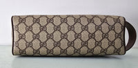 Gucci Toiletry Pouch GG Monogram Brown Canvas