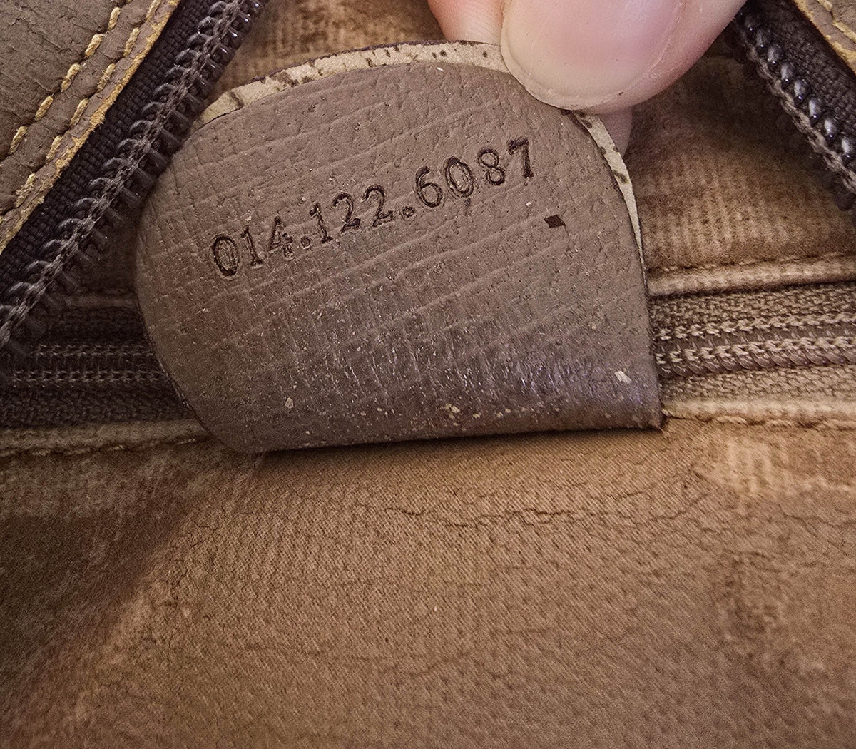 Gucci Toiletry Pouch GG Monogram Brown Canvas