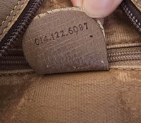 Gucci Toiletry Pouch GG Monogram Brown Canvas