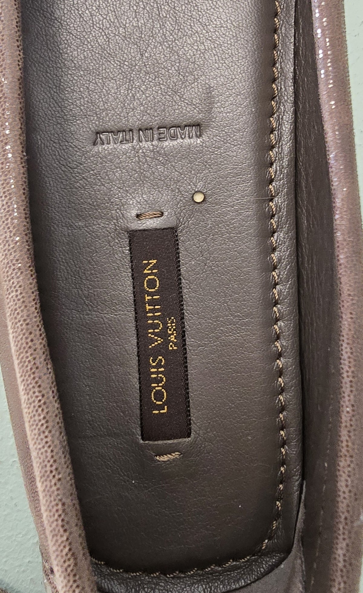 Louis Vuitton Brown Suede Loafers