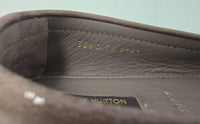 Louis Vuitton Brown Suede Loafers