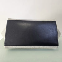 Celine Trapeze Bag Grey Felt Black Leather