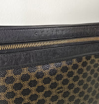 Celine Black Macadam Clutch Bag
