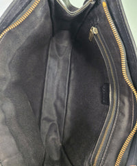 Celine Black Macadam Clutch Bag