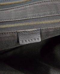 Celine Black Macadam Clutch Bag
