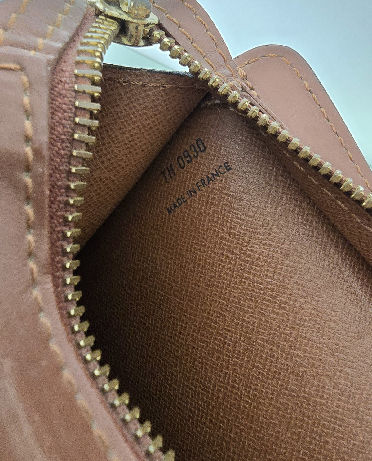 Louis Vuitton Monogram Clutch Bag Brown Canvas