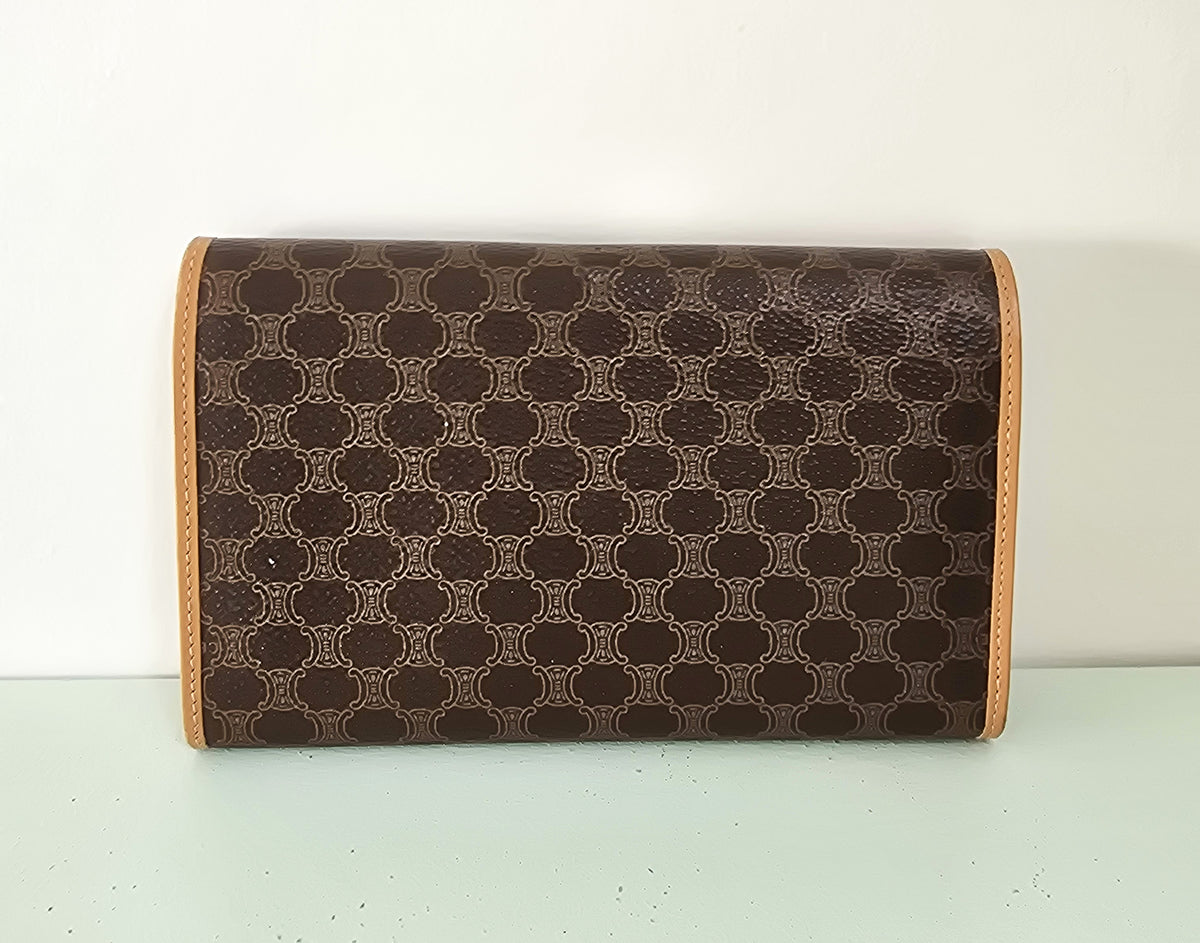 Celine Macadam Monogram Large Wallet