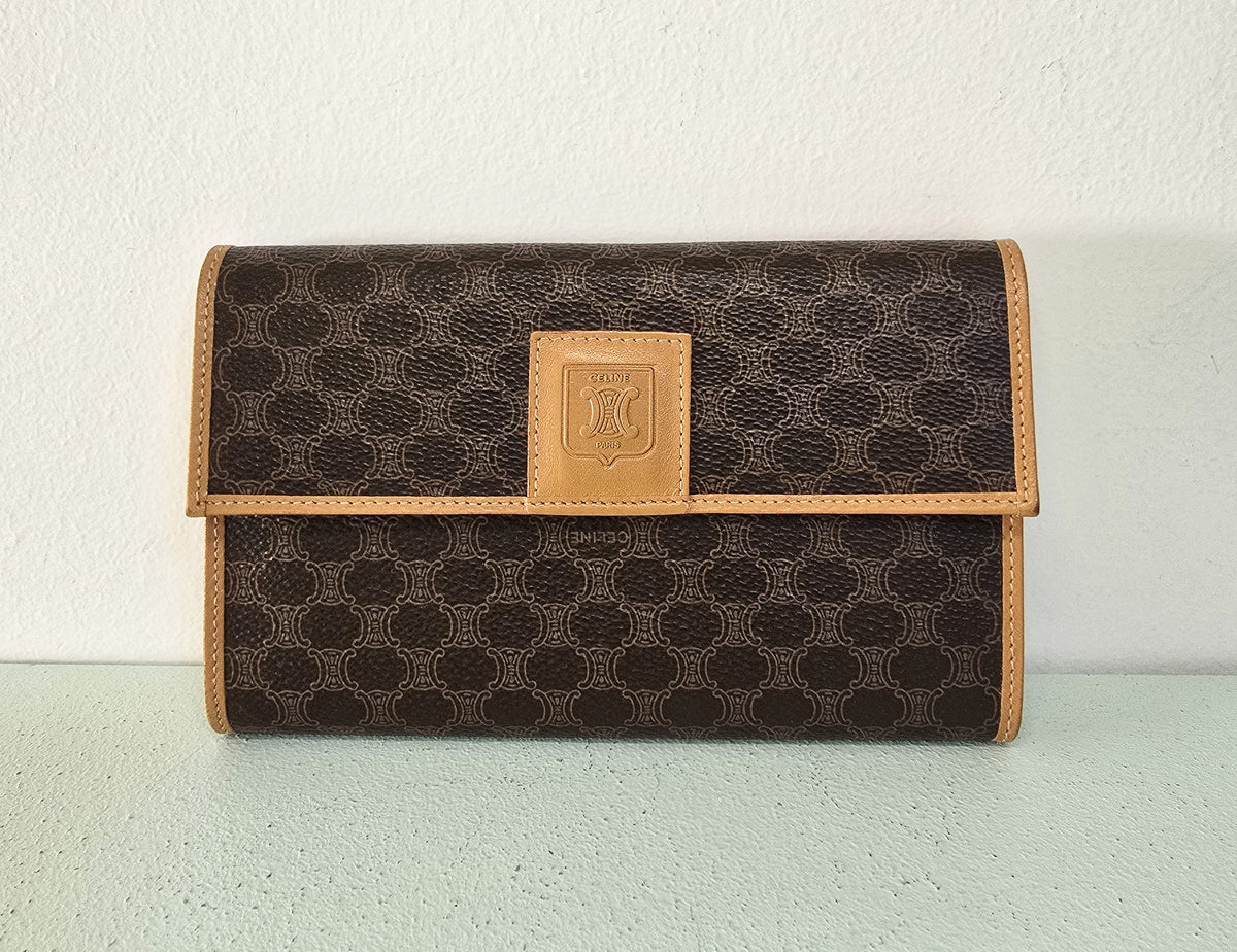 Celine Macadam Monogram Large Wallet