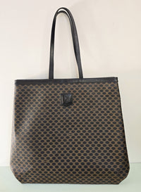 Celine Macadam Tote Black Monogram Canvas