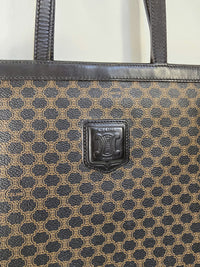 Celine Macadam Tote Black Monogram Canvas