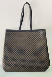 Celine Macadam Tote Black Monogram Canvas