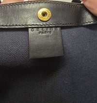 Celine Macadam Tote Black Monogram Canvas
