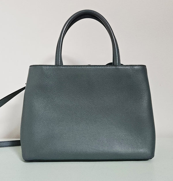 Fendi 2 Jours Leather Tote Bag
