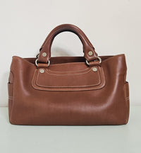 Céline Boogie Bag in Brown Leather