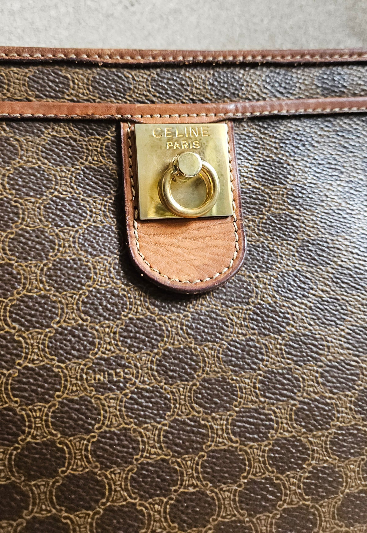 Celine Macadam Clutch Bag
