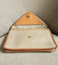 Celine Macadam Enveloppe Clutch Bag 1980s