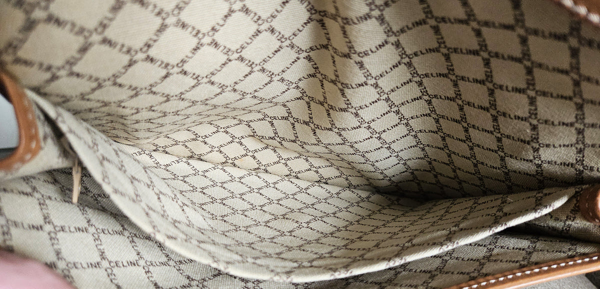 Celine Macadam Enveloppe Clutch Bag 1980s