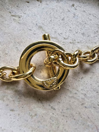 Celine Gold-Tone Sautoir Necklace With Rings