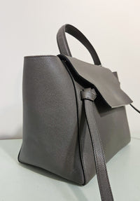 Céline Belt Bag in Dark Grey Grained Calfskin