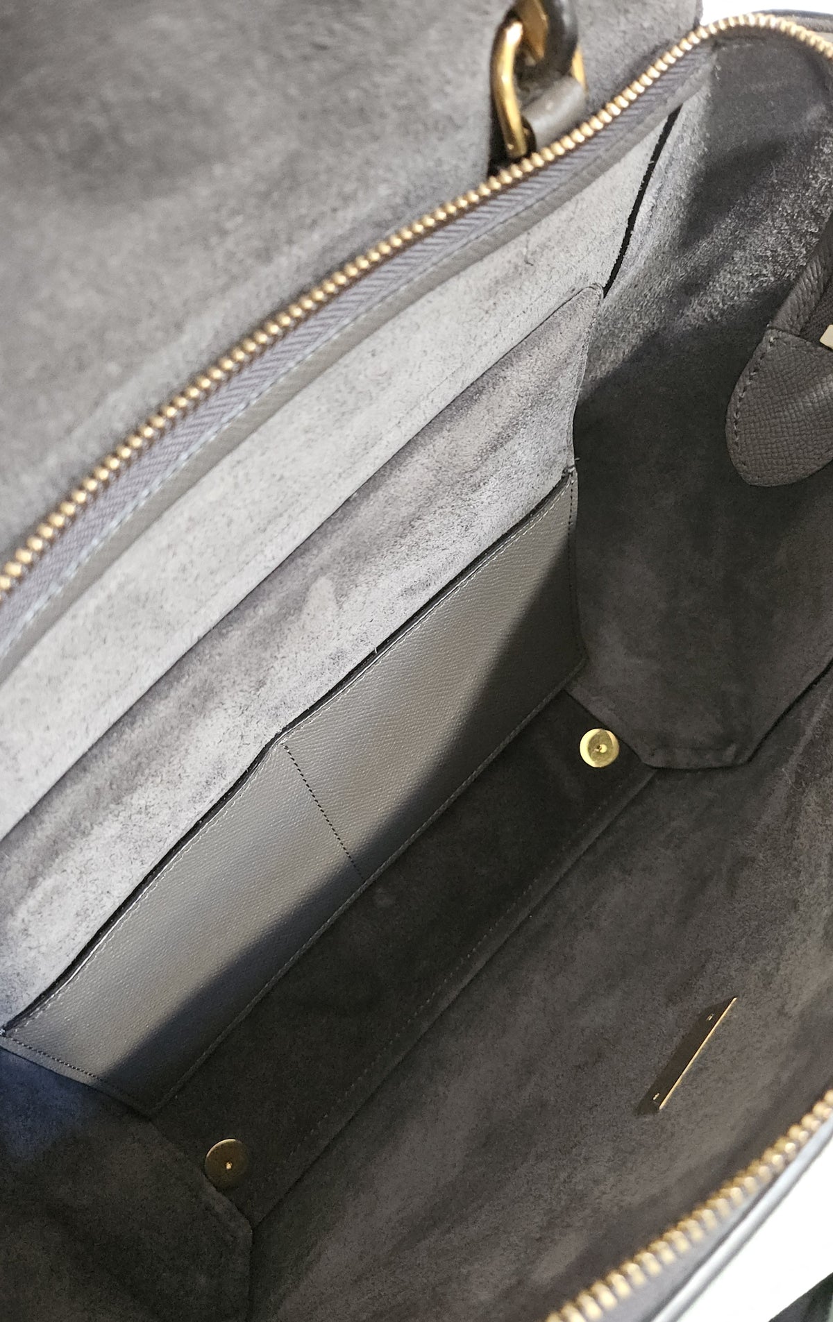 Céline Belt Bag in Dark Grey Grained Calfskin