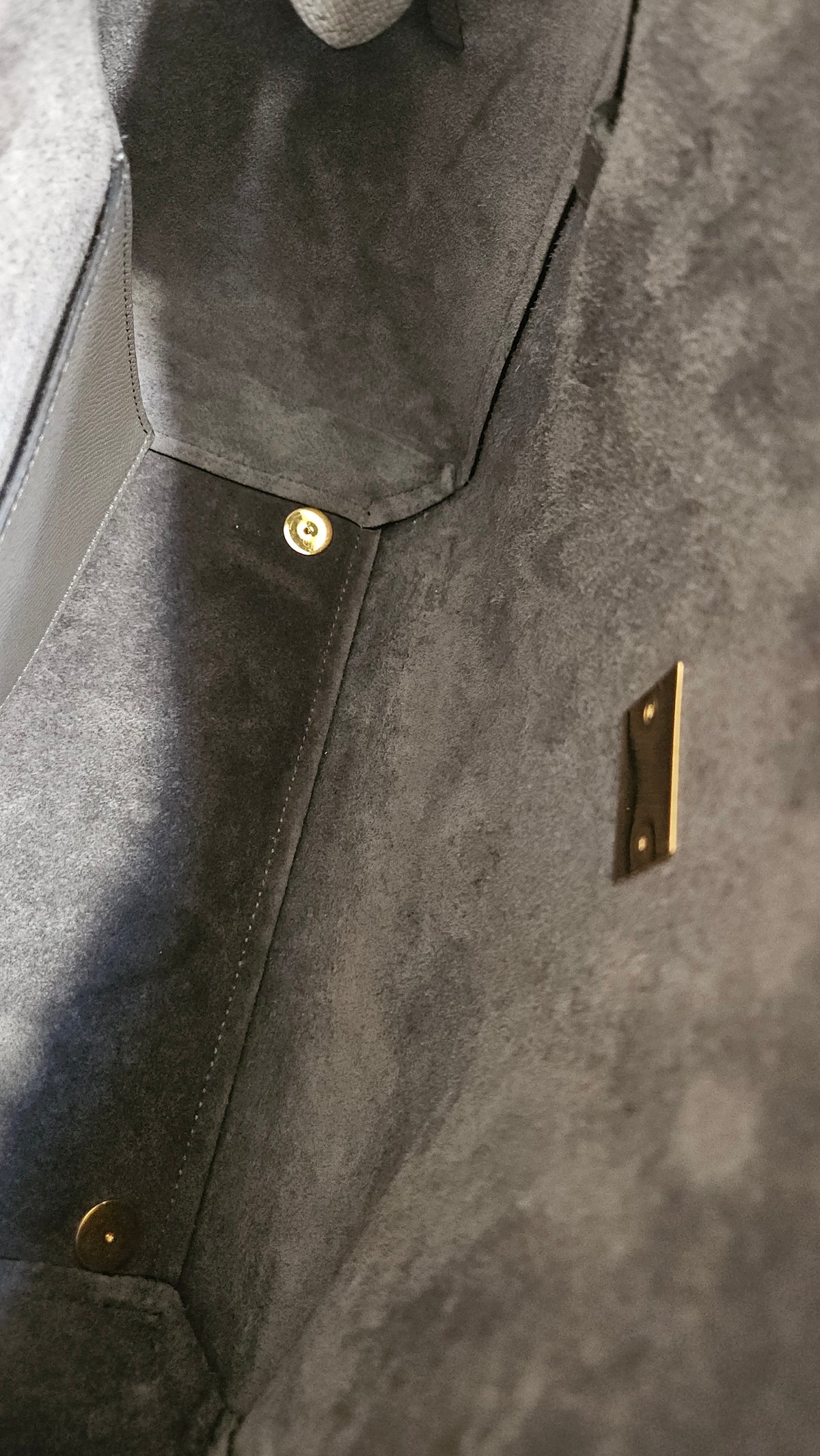 Céline Belt Bag in Dark Grey Grained Calfskin