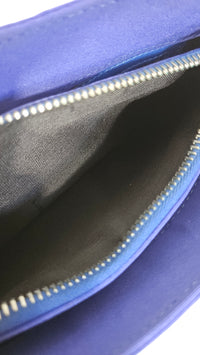 Fendi Baguette Bag Royal Blue Canvas & Leather