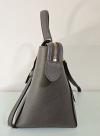 Céline Belt Bag in Dark Grey Grained Calfskin
