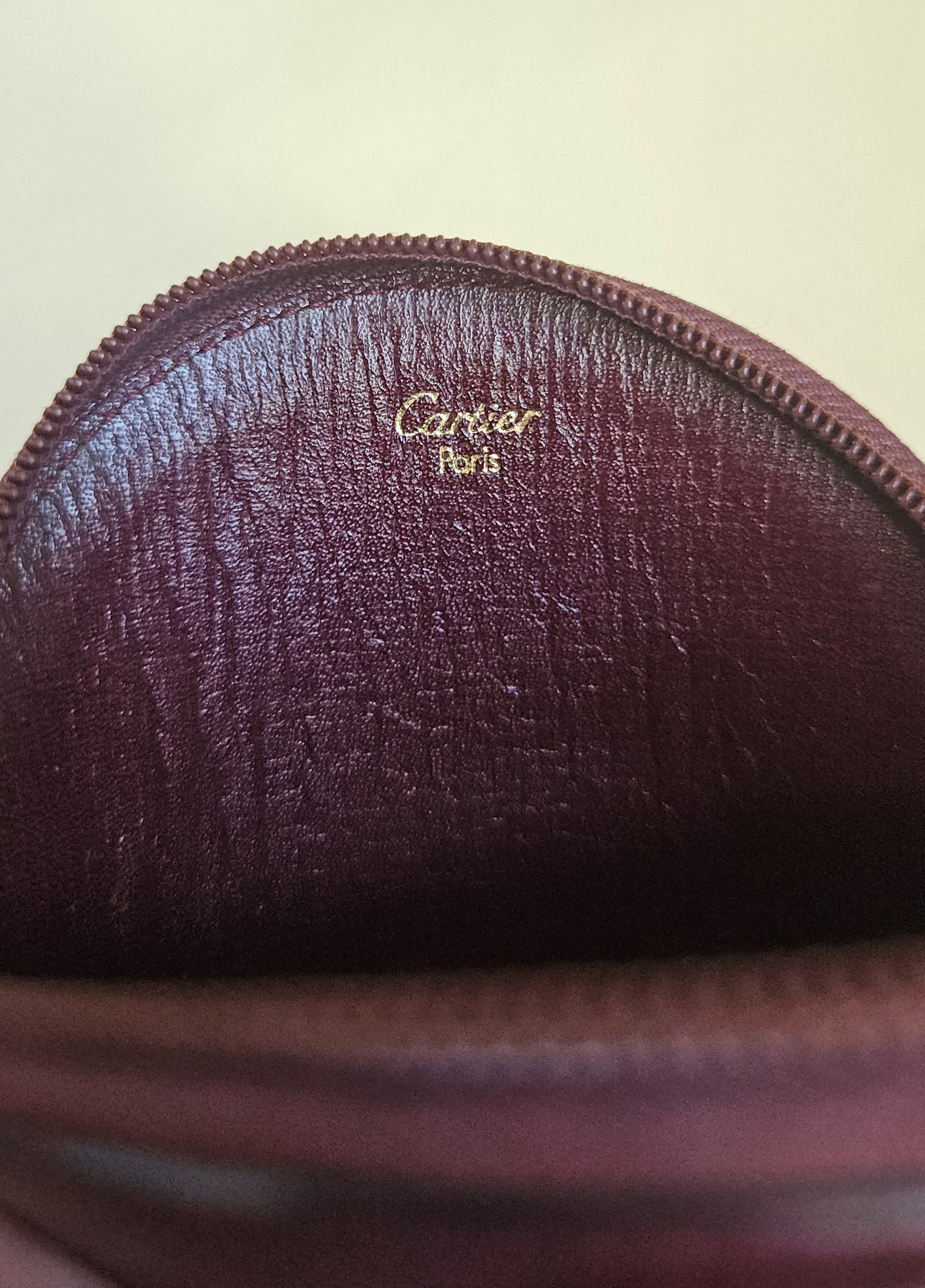 Cartier Must de Cartier Round Coin Purse