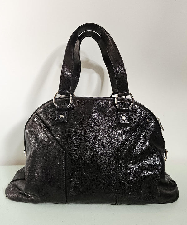 YSL Muse Bag in Shiny Black Caviar Leather