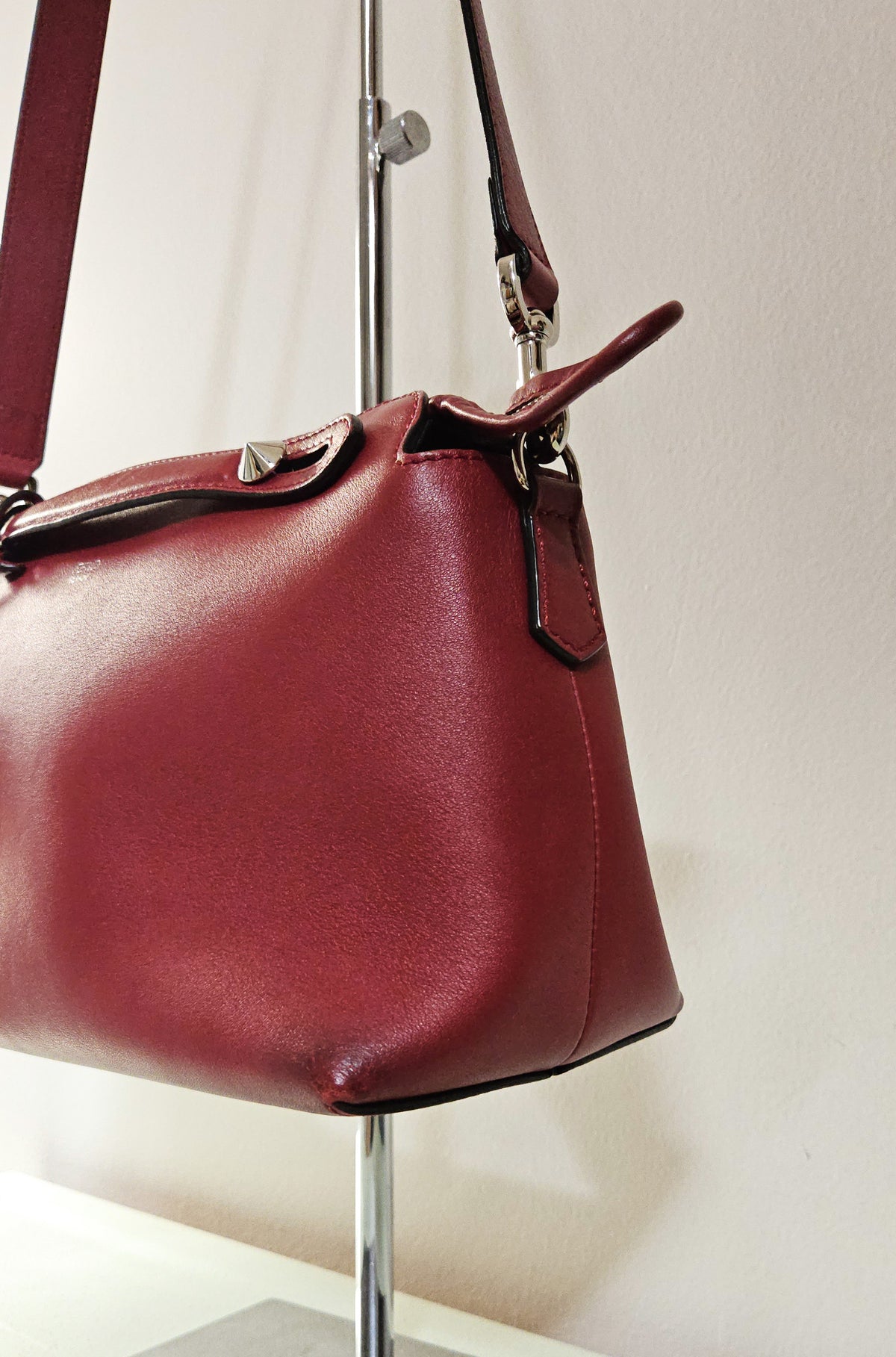 Fendi By The Way Medium Red Leather Bag