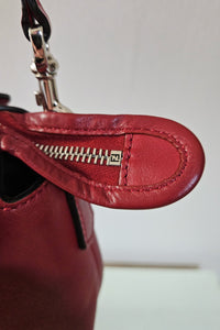 Fendi By The Way Medium Red Leather Bag