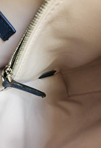 Fendi 2Jours Blue Leather Tote Bag