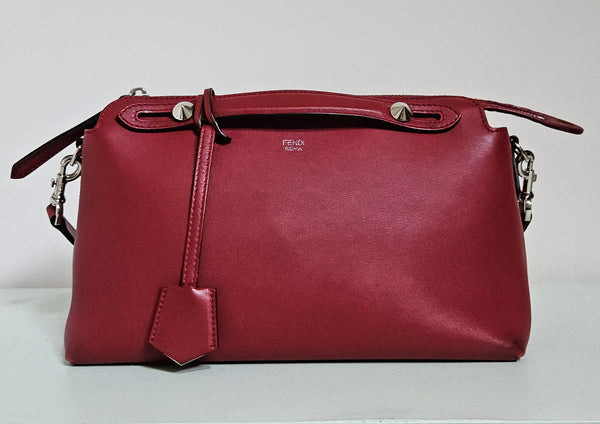 Fendi By The Way Medium Red Leather Bag